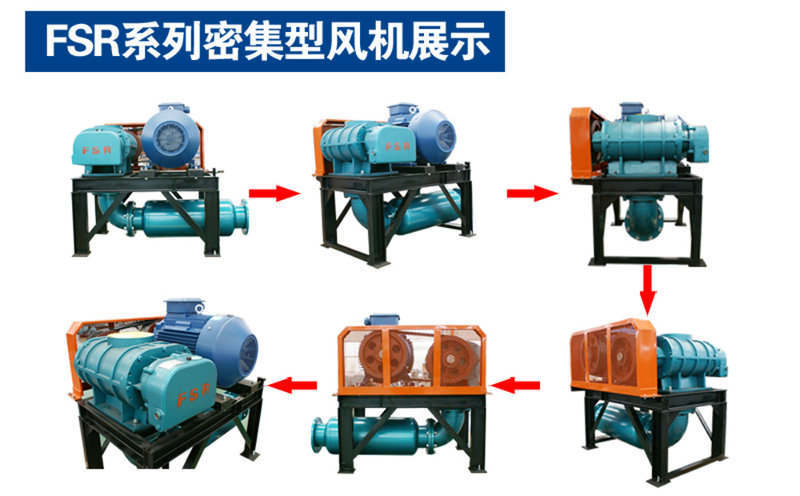 密集型羅茨風機多角度